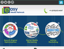 Tablet Screenshot of easymedianetwork.com